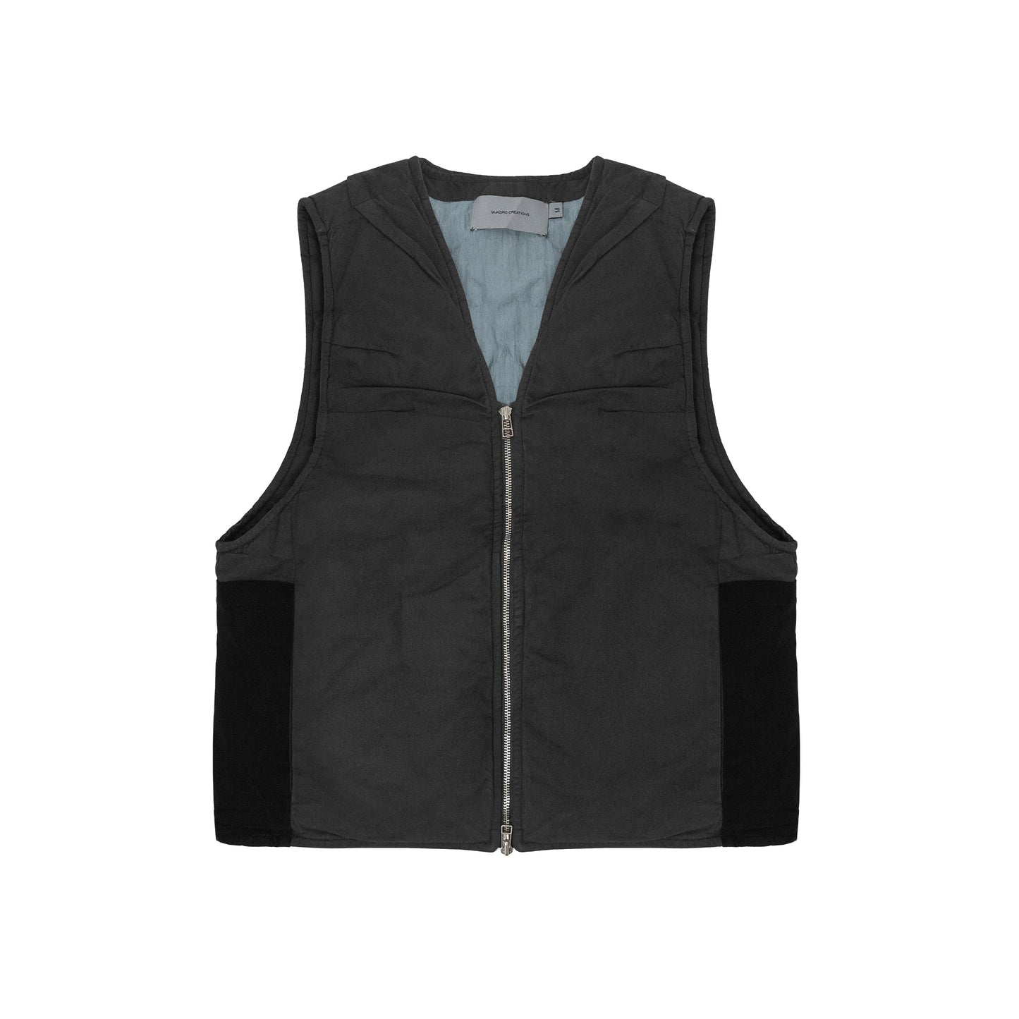 SSUNA DARK GREY PUFFER VEST