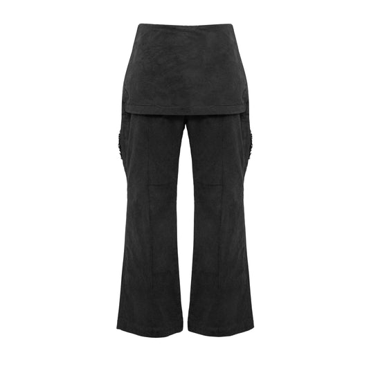 SSUNA DARK GREY SKIRT/TROUSERS