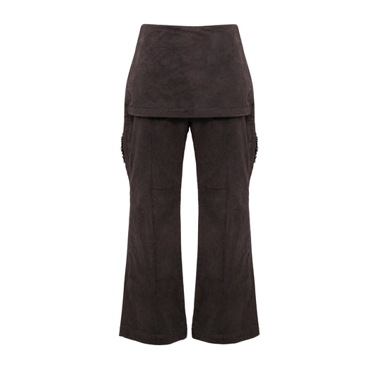 SSUNA STONE WASHED SKIRT/TROUSERS