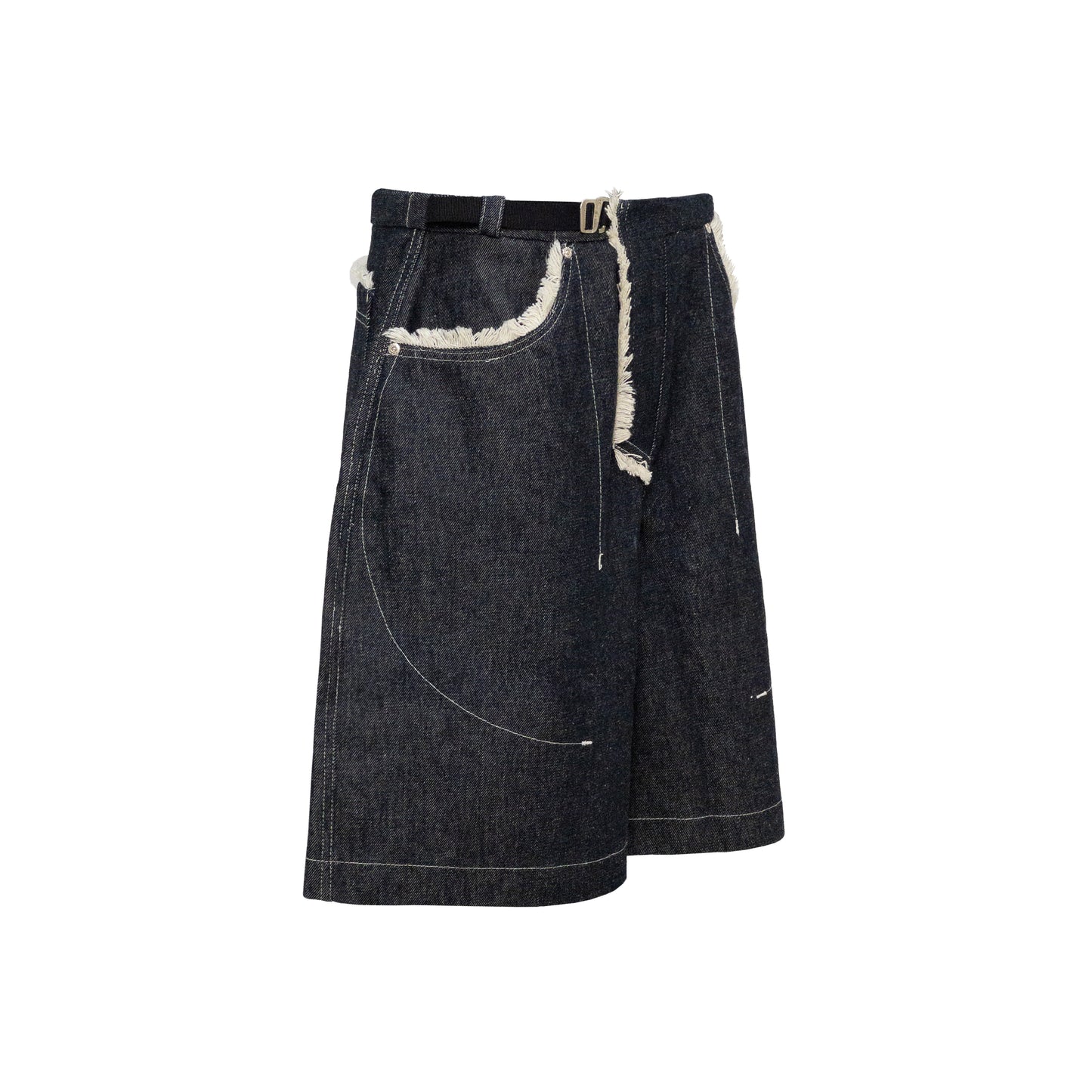 BERMUDA ASIMO WIDE JEANS - INDIGO