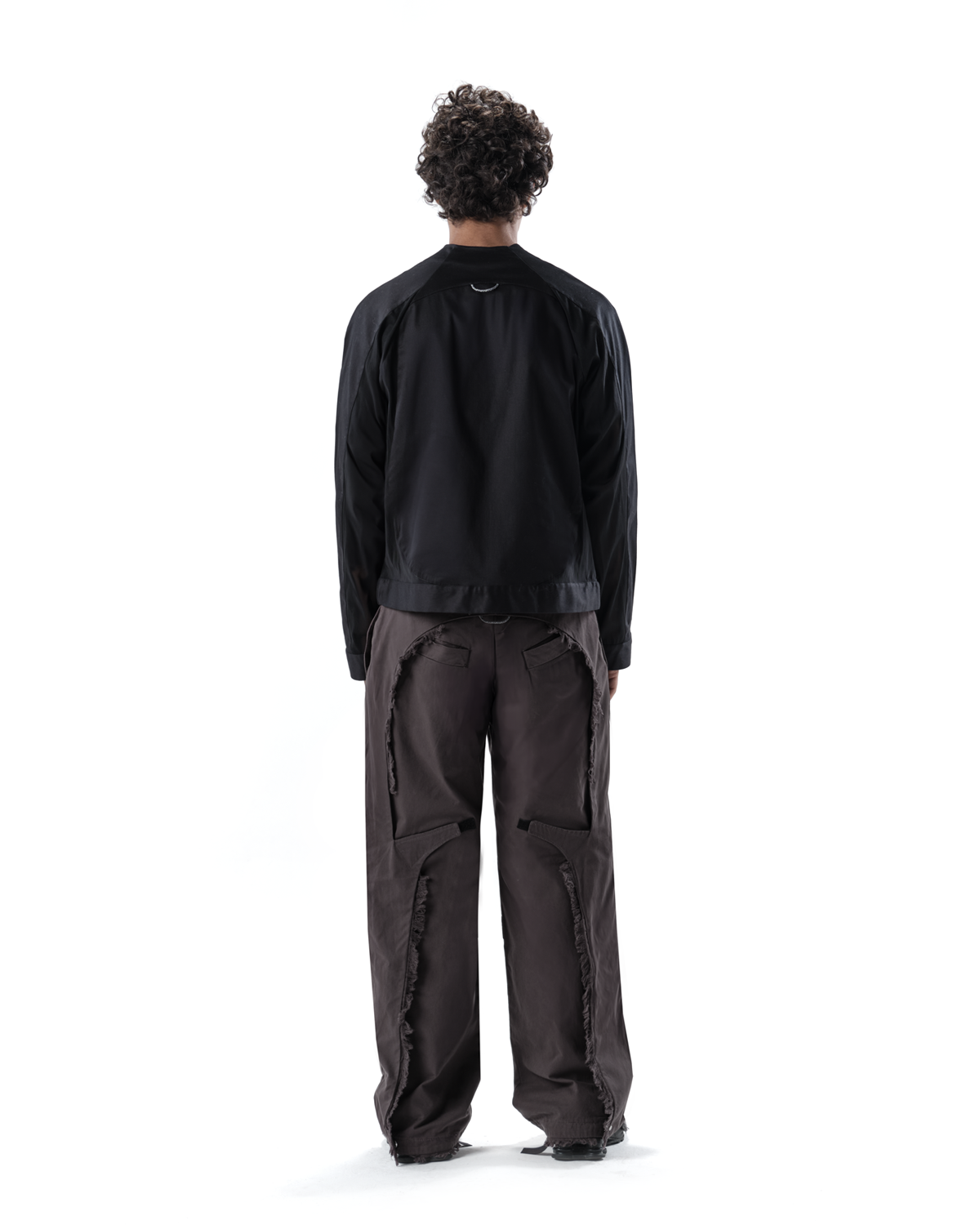 SSUNA STONE WASHED TROUSERS