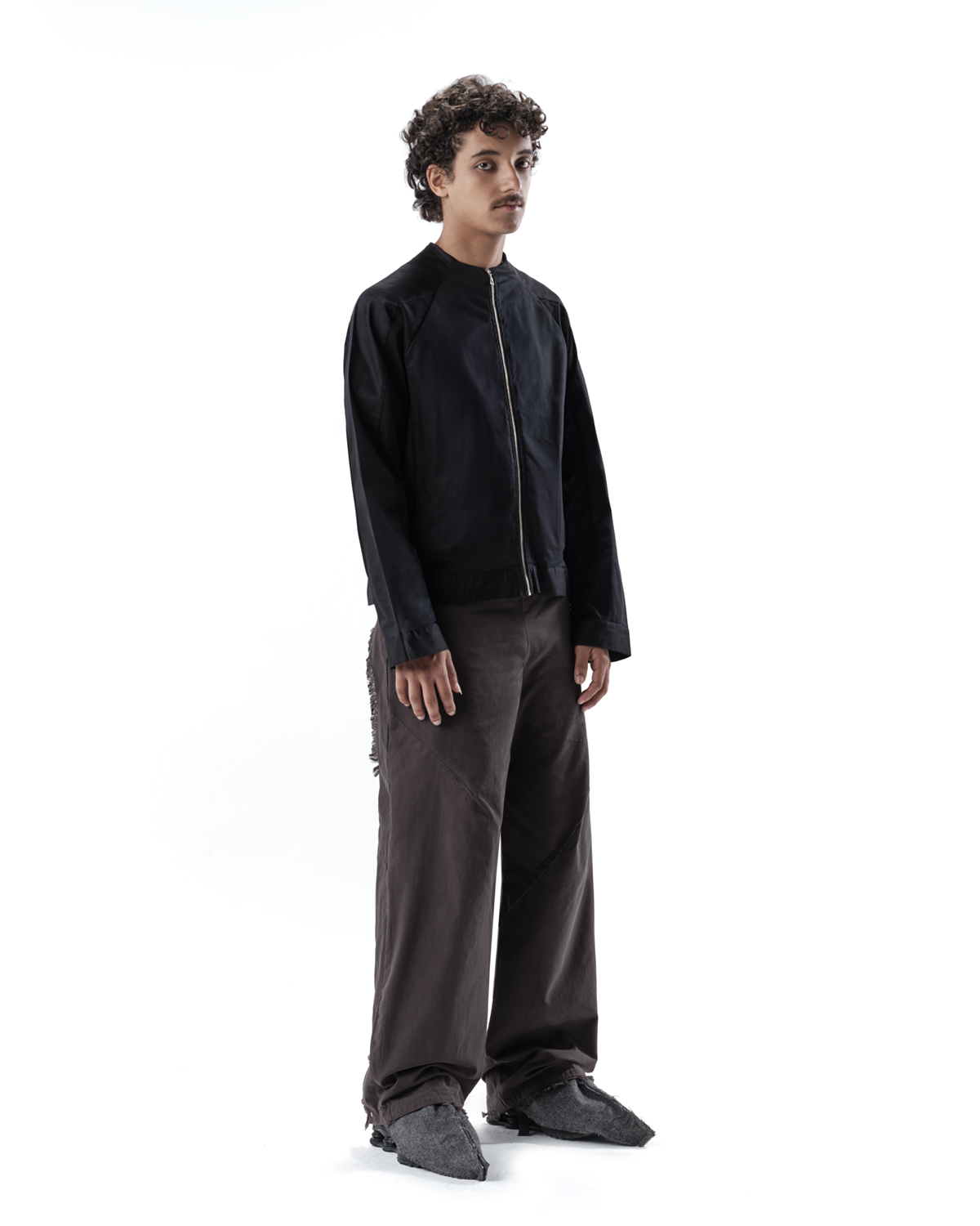 SSUNA STONE WASHED TROUSERS