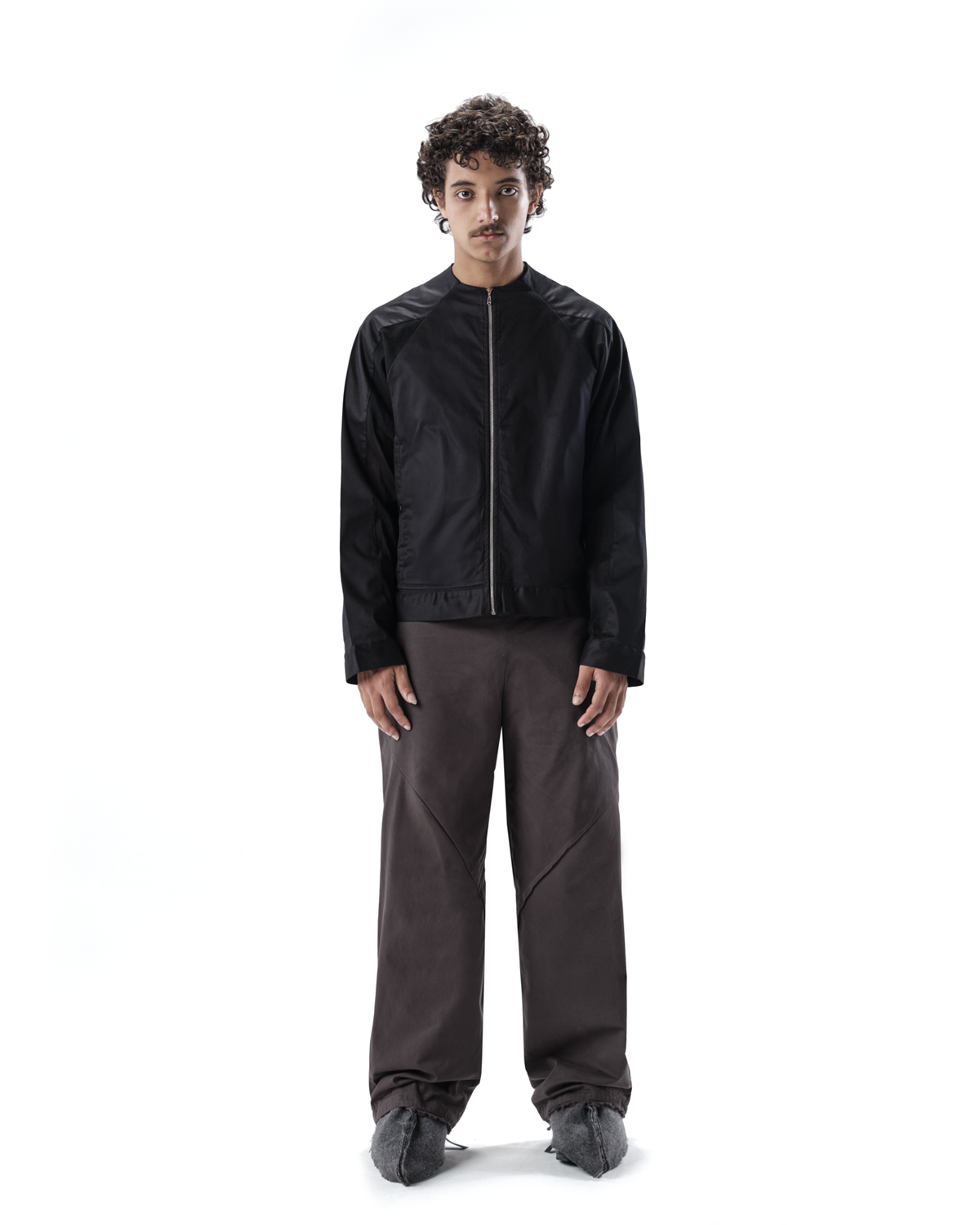 SSUNA STONE WASHED TROUSERS