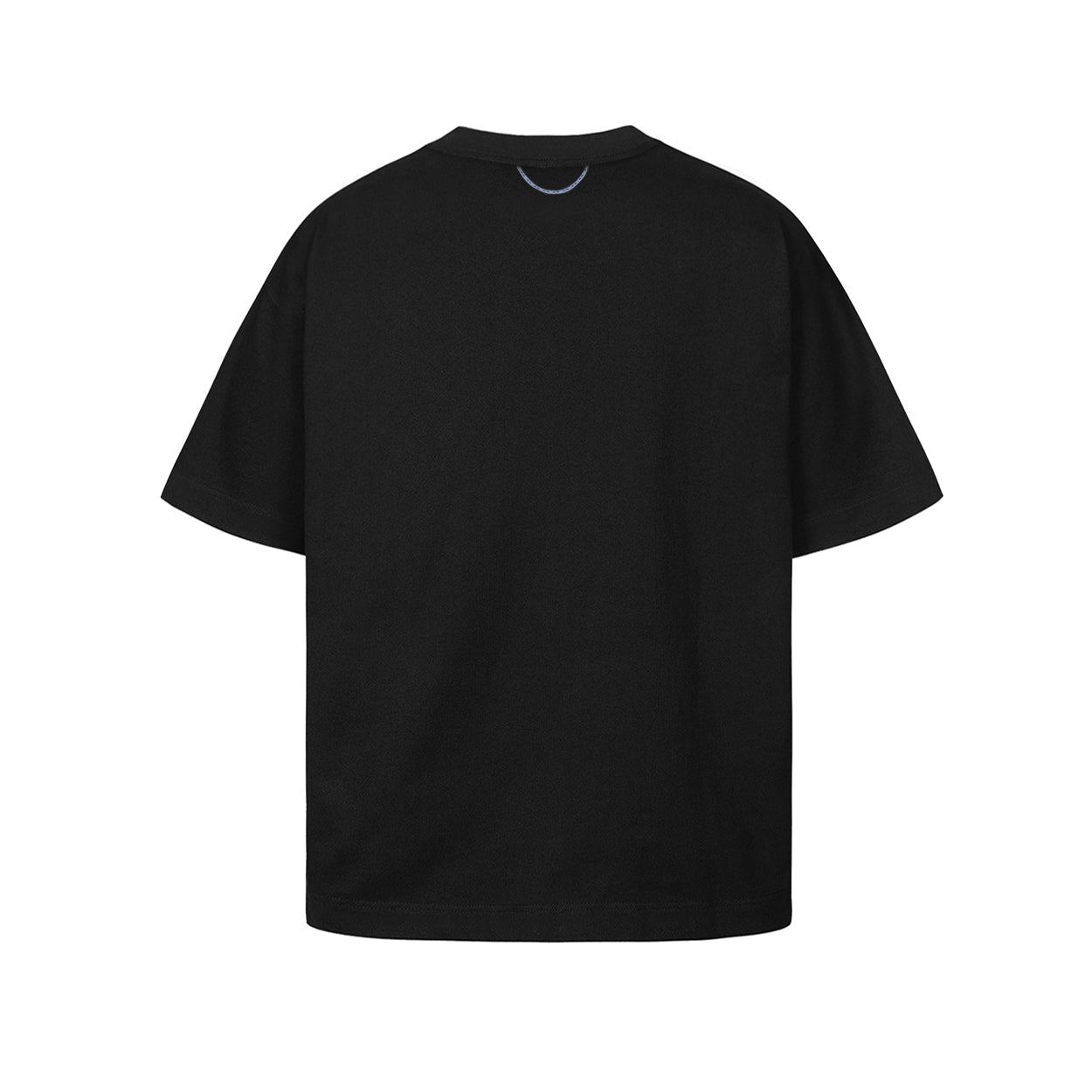 CAMISETA QC MAÇÃ BOXY PRETO