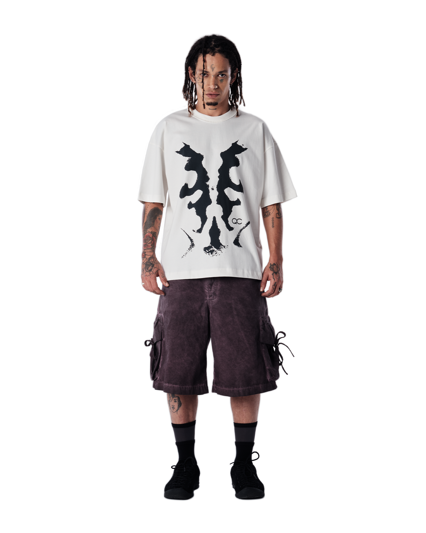 CAMISETA QC RORSCHACH BOXY OFF-WHITE