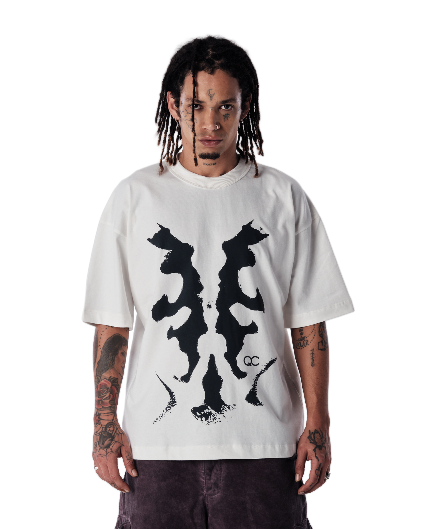 CAMISETA QC RORSCHACH BOXY OFF-WHITE