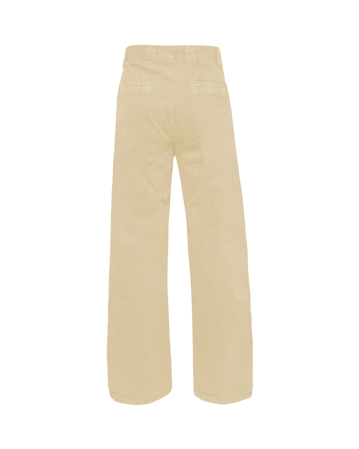 RODES DOUBLE-ZIP YELLOW TROUSERS